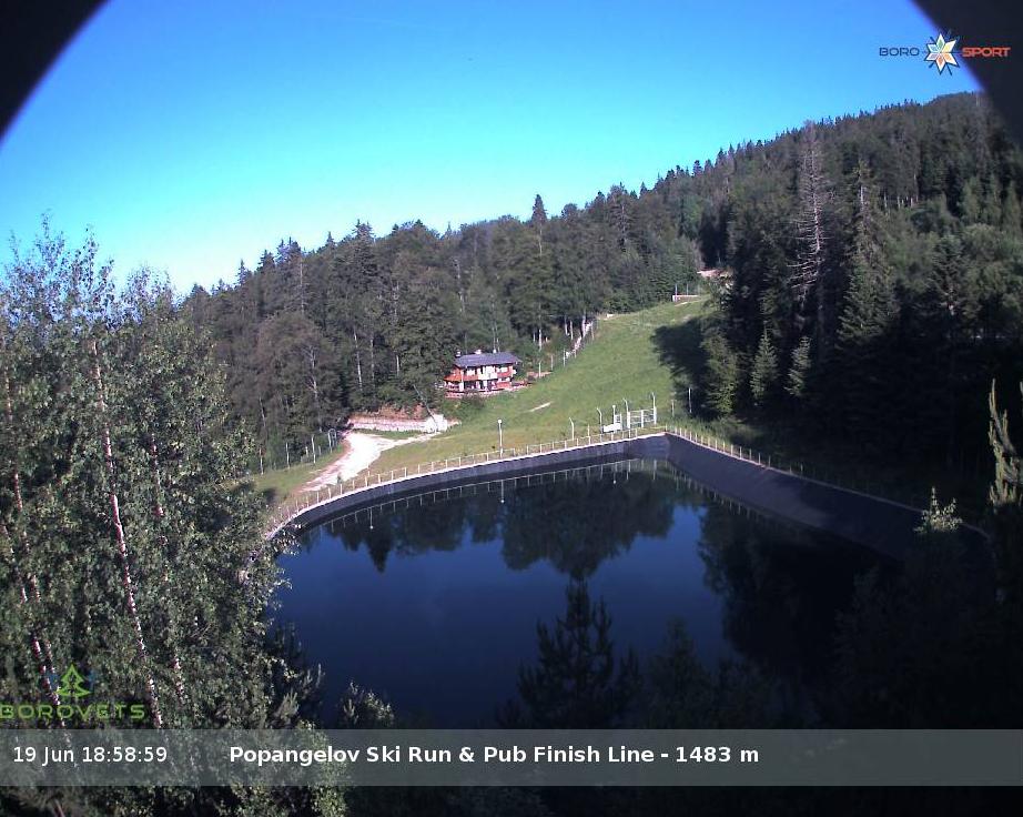 Yastrebets ski area webcam, Borovets